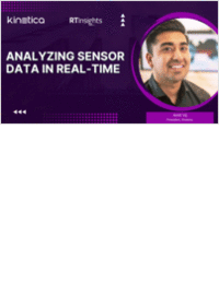 Analyzing Sensor Data in Real-Time
