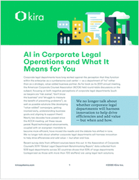 AI in Corporate Legal Operations and What It Means for You