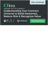 Understanding Your Contract Universe to Build Awareness, Reduce Risk & Recognize Value