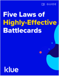 The Five Laws of Highly Effective Battlecards