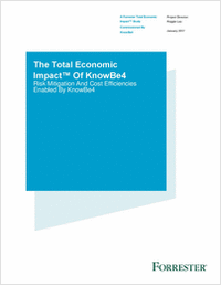 Forrester TEI™ Study: Value of KnowBe4 Goes Beyond ROI