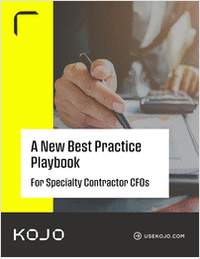 A Best Practice Playbook for Specialty Contractor CFOs