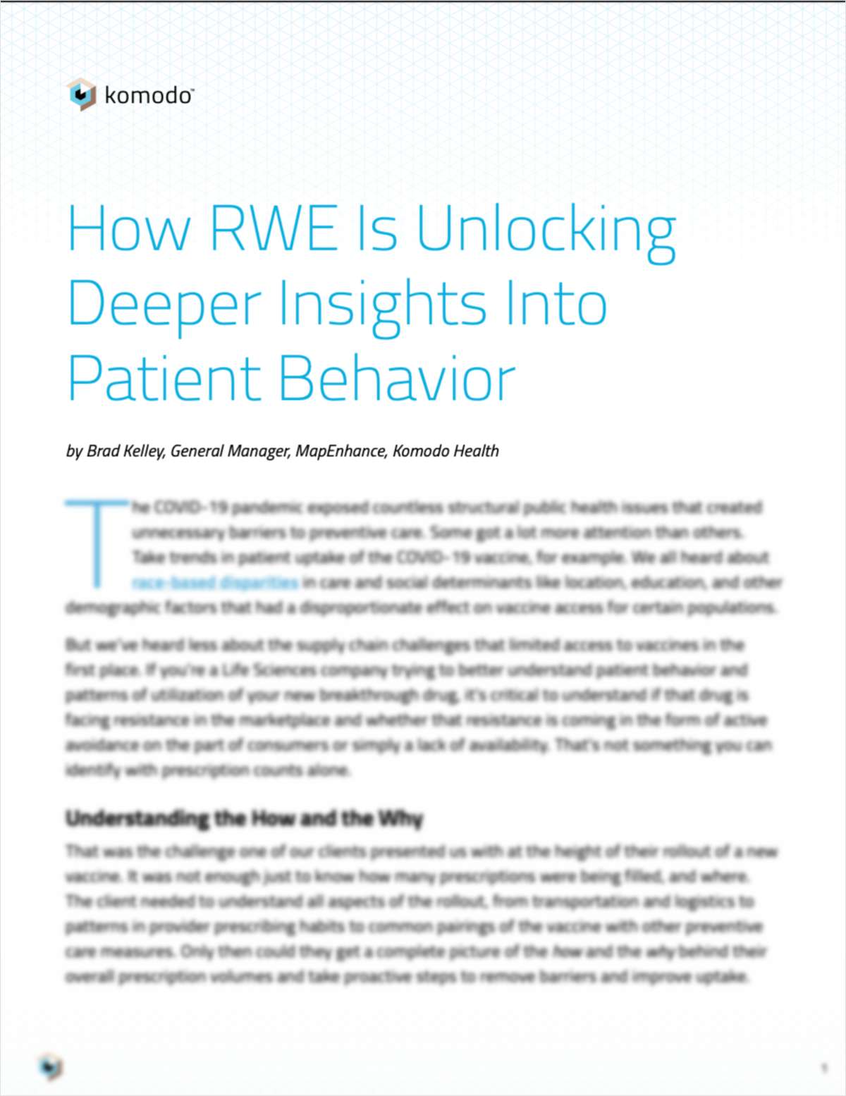 Blog: How RWE Is Unlocking Deeper Insights Into Patient Behavior