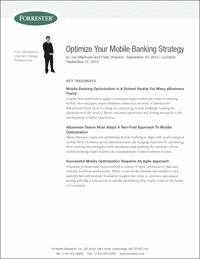 Optimize Your Mobile Banking Strategy