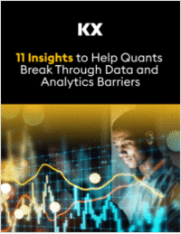 11 Insights to Help Quants Break Through Data and Analytics Barriers