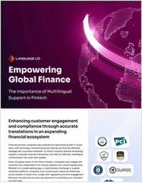 White paper: Empowering global finance - the importance of multilingual support in fintech