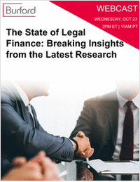 The State of Legal Finance: Breaking Insights from the Latest Research