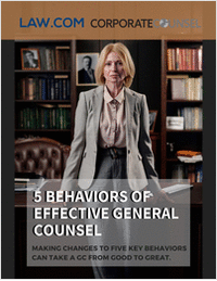 5 Behaviors of Effective General Counsel
