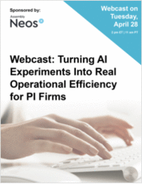 Webcast: Turning AI Experiments Into Real Operational Efficiency for PI Firms