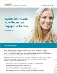Social Insights Report: How Recruiters Engage on Twitter