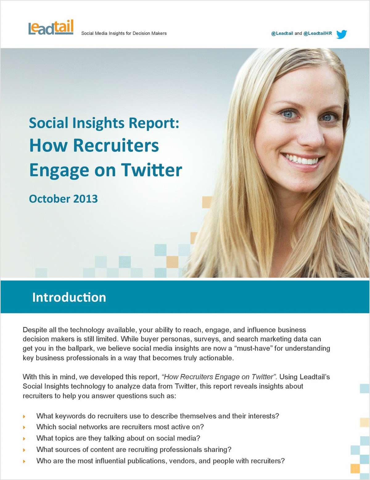 Social Insights Report: How Recruiters Engage on Twitter