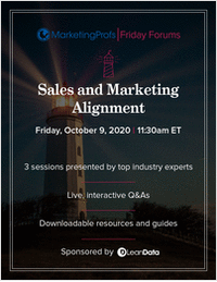 Sales and Marketing Alignment Friday Forum