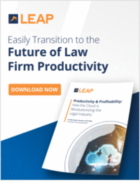 Productivity & Profitability: How the Cloud is Revolutionizing the Legal Industry