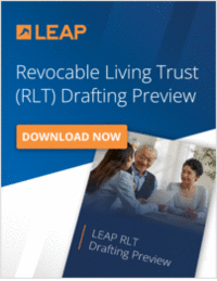 Revocable Living Trust (RLT) Drafting Preview