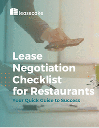 Mastering Restaurant Lease Negotiations: Your Checklist for Success