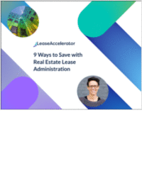 9 Ways to Save with Real Estate Lease Administration