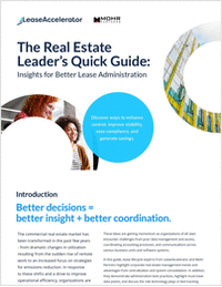 The Real Estate Leader's Quick Guide: Insights for Better Lease Administration