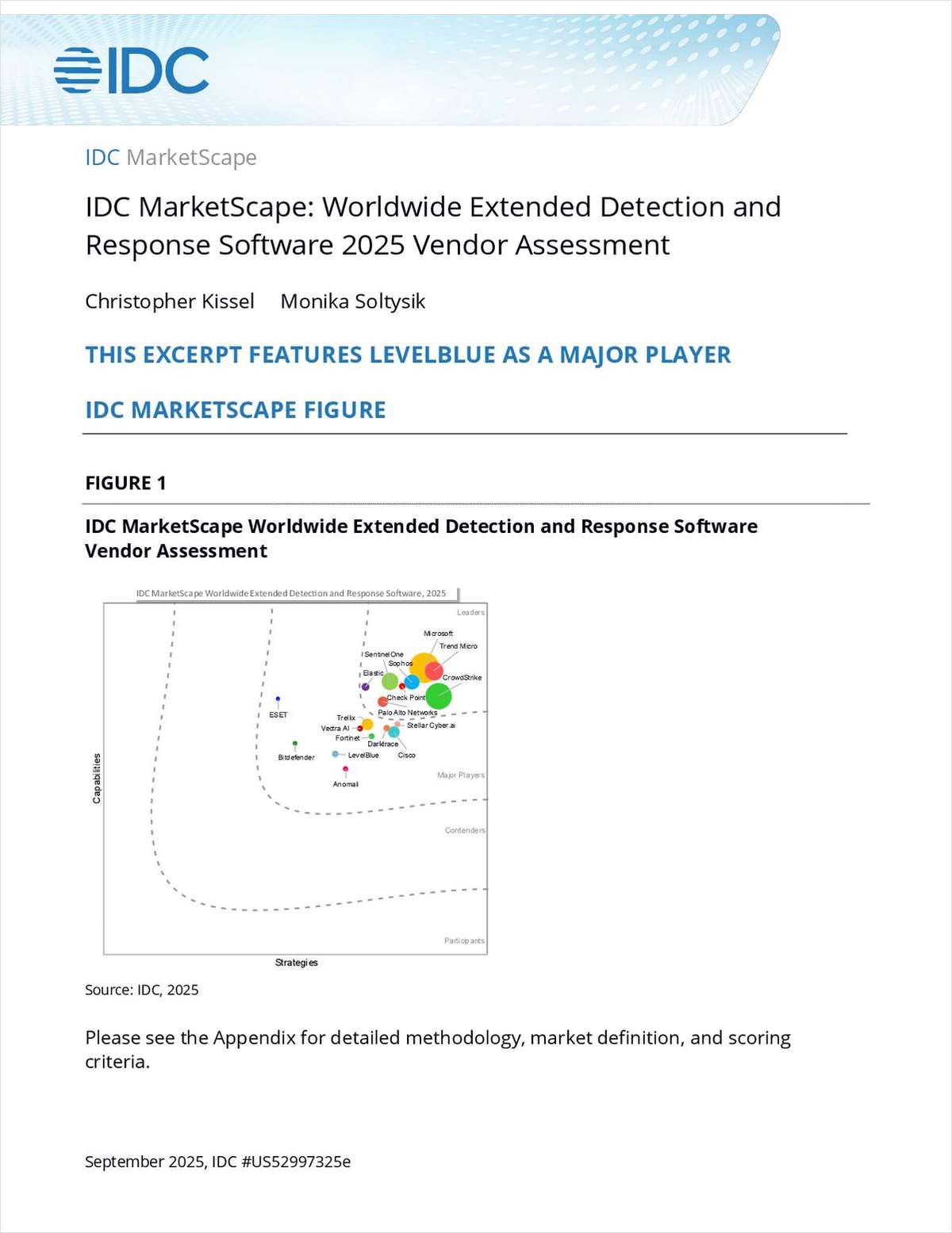 Worldwide extended detection and response software 2025 vendor assessment