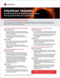 Strategic Triumph: Unveiling the Secrets Behind Small Law Firms Thriving with AI Research and Drafting