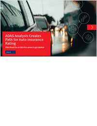 ADAS Analysis Creates Path for Auto Insurance Rating