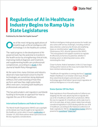 Regulation of AI in Healthcare Industry Begins to Ramp Up in State Legislatures