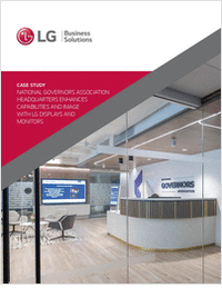 National Governors Association Headquarters Enhances Capabilities and Image with LG Displays and Monitors