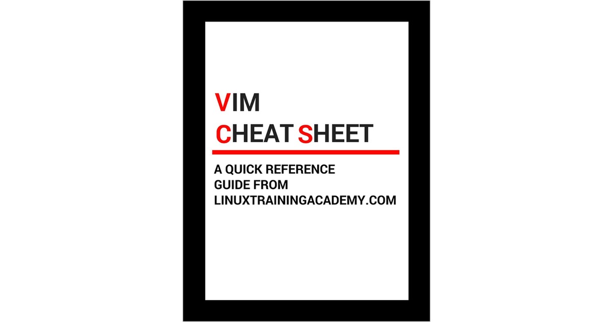 Vim Cheat Sheet