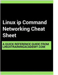 Linux ip Command Networking Cheat Sheet