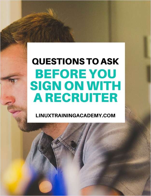 Questions to Ask Before You Sign on With a Recruiter