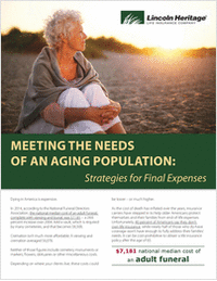{Advisor Strategies} Meeting the needs of an aging population
