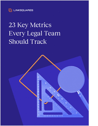 23 KPIs In-House Legal Should Track
