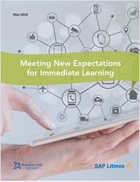 Meeting New Expectations for Immediate Learning