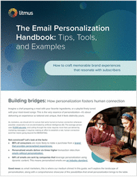 The Email Personalization Handbook: Tips, Tools, and Examples