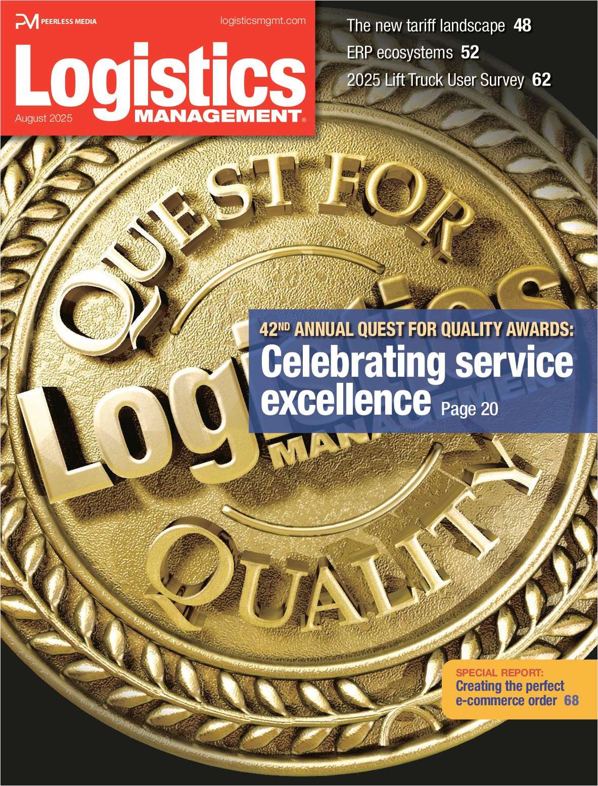 Logistics Management: 42nd Annual Quest for Quality Awards: Celebrating service excellence in logistics