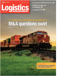 Logistics Management: 15th Annual Rail/Intermodal Roundtable: M&A questions swirl