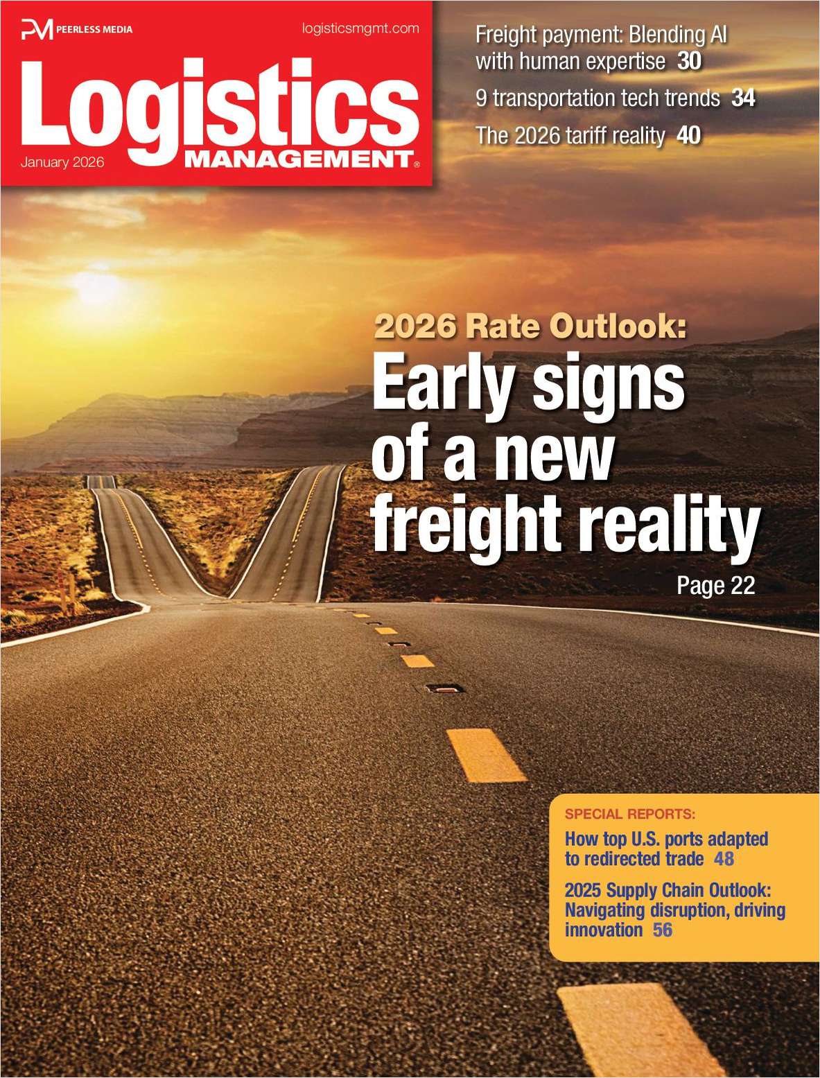 Logistics Management: 2026 Rate Outlook: Early signs of a new freight reality