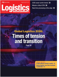 Logistics Management: Global Logistics 2026: Times of tension and transition