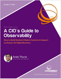 Constellation Report: A CIO's Guide to Observability