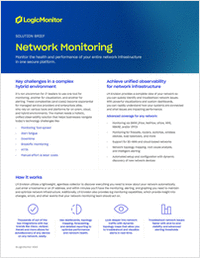 Network Monitoring Solution Brief