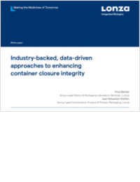 Industry-backed, data-driven approaches to enhancing container closure integrity
