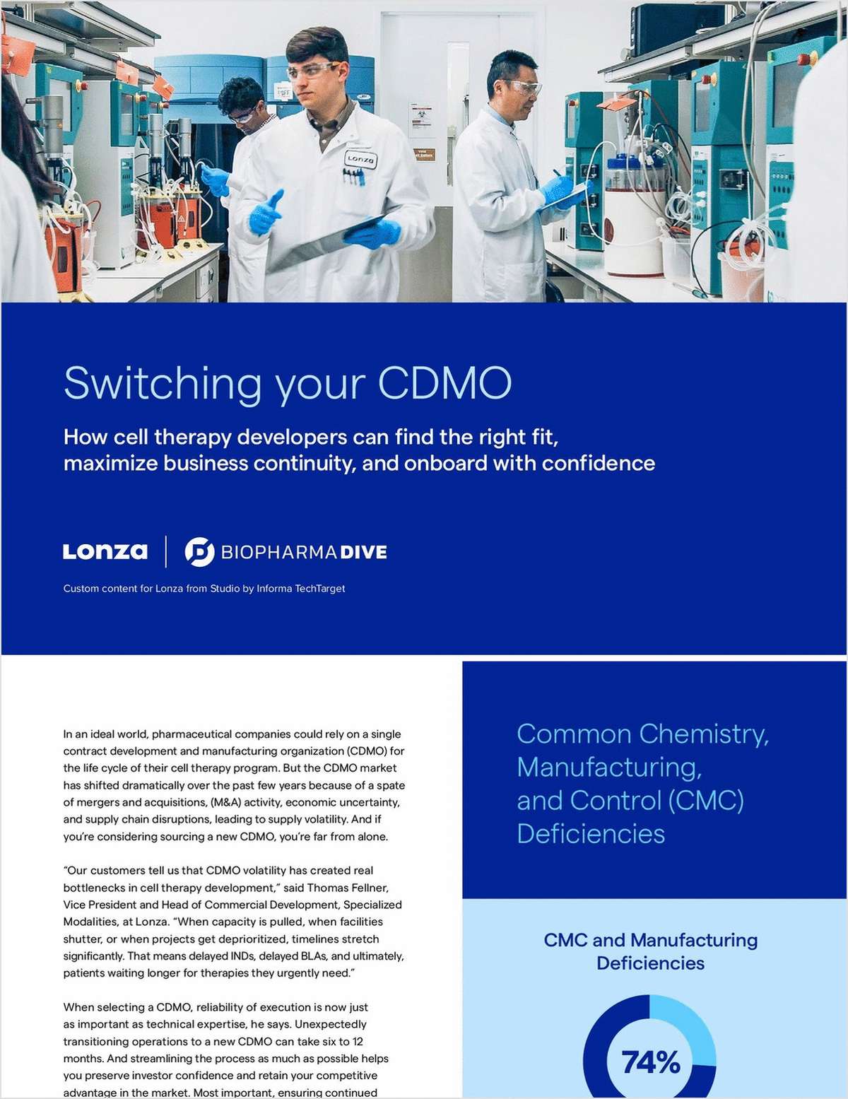 A Guide for CGT Developers in Switching CDMO Partners