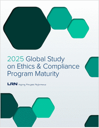 2025 Global Study on Ethics & Compliance Program Maturity
