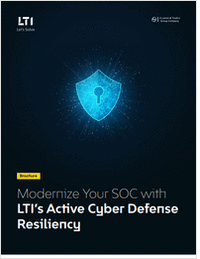Modernize Your SOC with LTI's Active Cyber Defense Resiliency