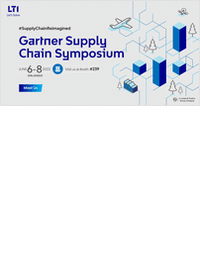 Meet us at Gartner Supply Chain Symposium 2022, Orlando Jun 6 - 8