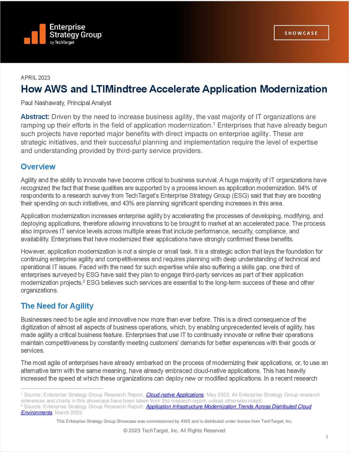 How AWS and LTIMindtree Accelerate Application Modernization