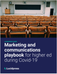 Marketing & Communications Playbook For Higher Ed During COVID-19