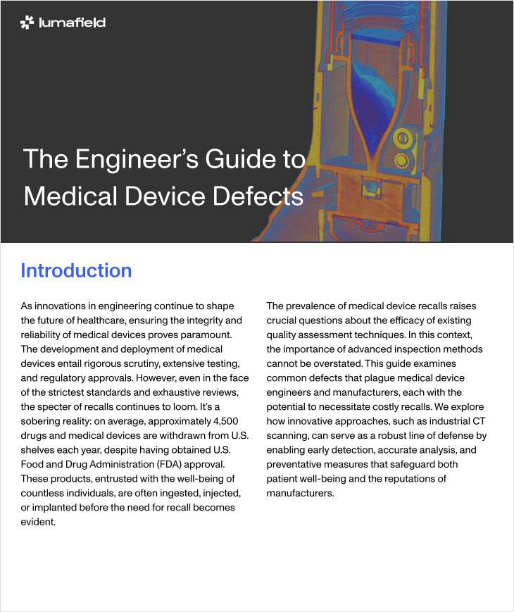 Engineers Guide to Medical Device Defects