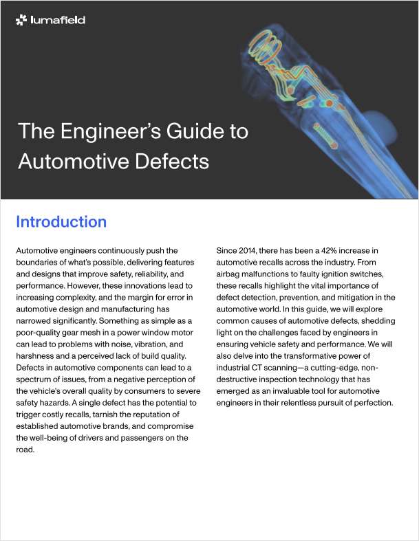 The Engineers Guide to Automotive Defects