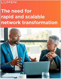 The Need for Rapid and Scalable Network Transformation