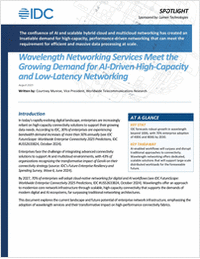 IDC: Unlock Scalable, AI-Ready Connectivity with Wavelength Solutions